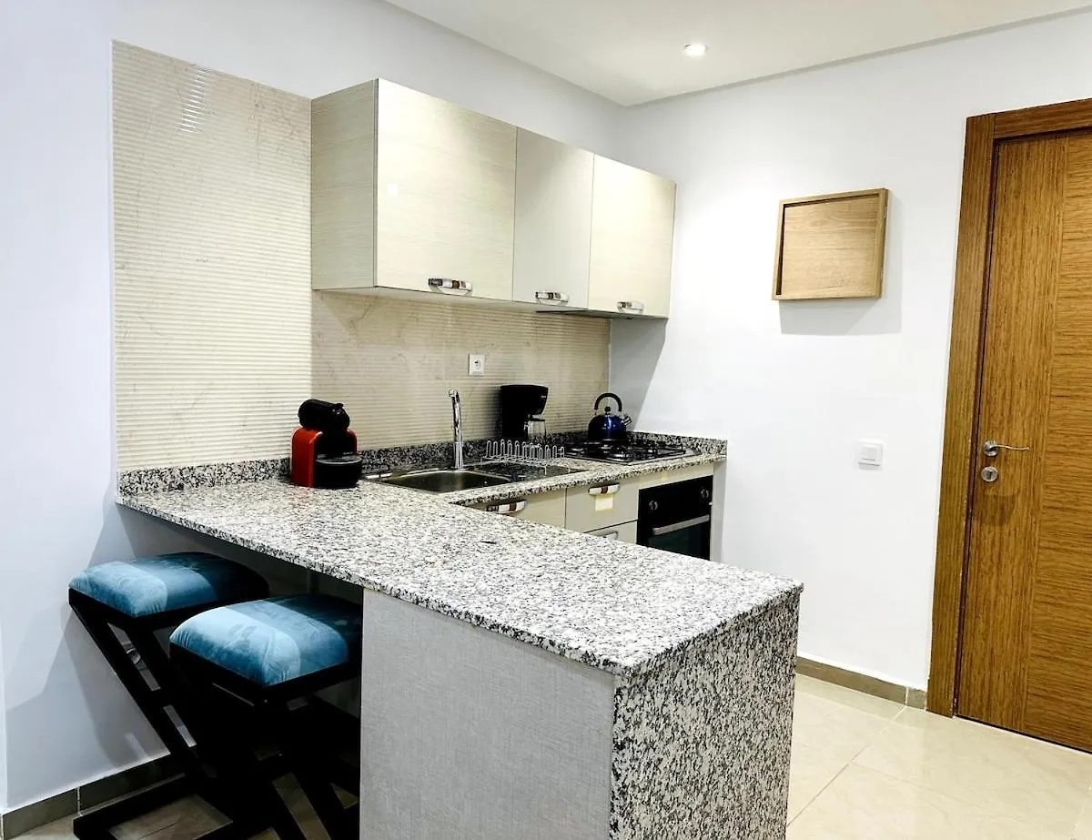 New Apartment, Swimming Pool, Beautiful View, 5 Min To The Beach By Car Agadir